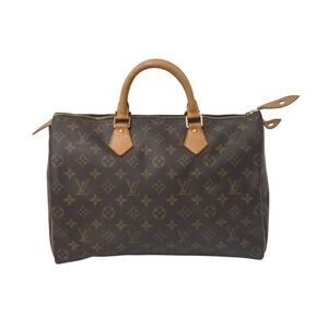 LOUIS VUITTON Speedy Handbag Monogram Canvas Brown